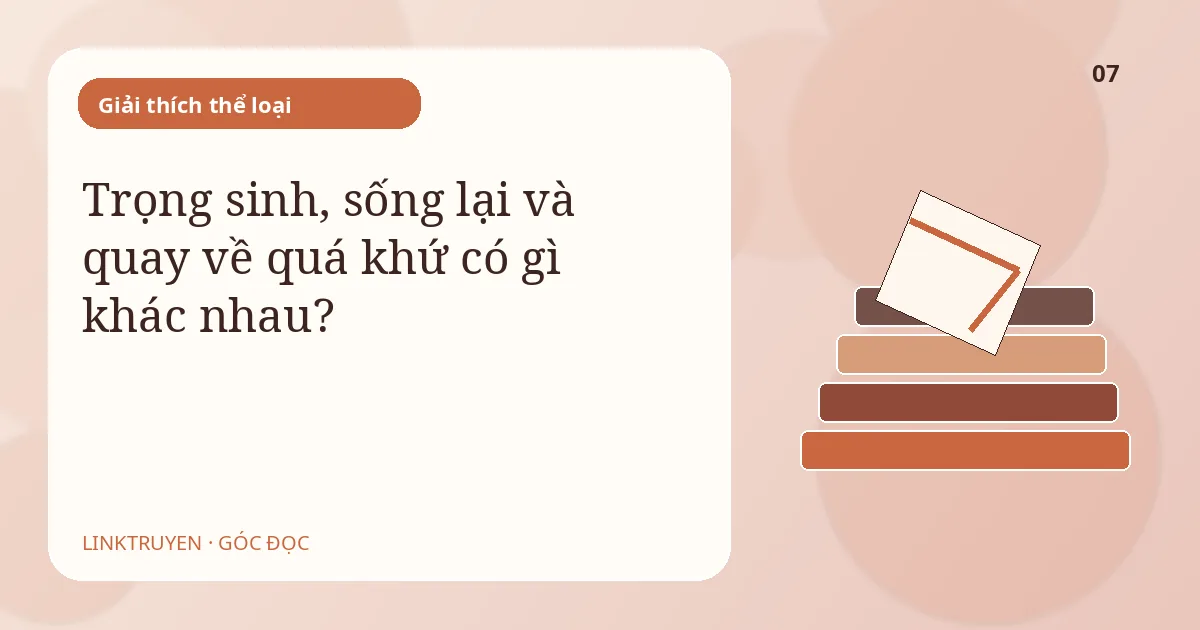 Trọng sinh, sống lại và quay về quá khứ có gì khác nhau?