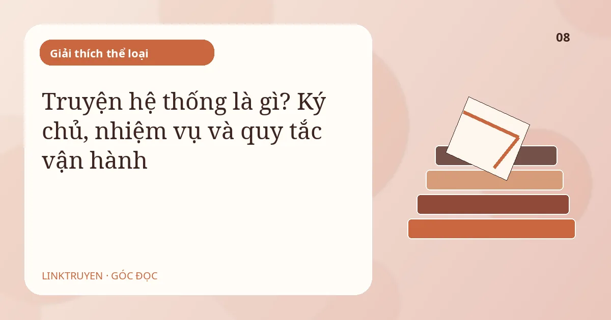 Truyện hệ thống là gì? Ký chủ, nhiệm vụ và quy tắc vận hành